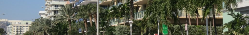 Panoramic view of Surfside, Florida